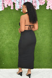 LET'S MEET LATER MIDI SKIRT SET