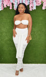 BETTER THAN EXPECTED TEXTURED SKIRT SET