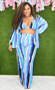 BUSY AT THE BEACH 3 PIECE SET PLUS