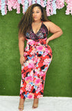 TIMELESS BEAUTY FLORAL MAXI DRESS PLUS