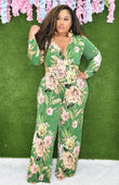 DREAMING OF YOU TROPICAL JUMPSUIT PLUS  GRAND BAZAAR