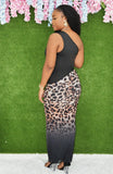 NATURAL INSTINCTS LEOPARD MAXI SKIRT
