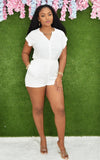 SOFT ENERGY LINEN SHORT SLEEVE ROMPER