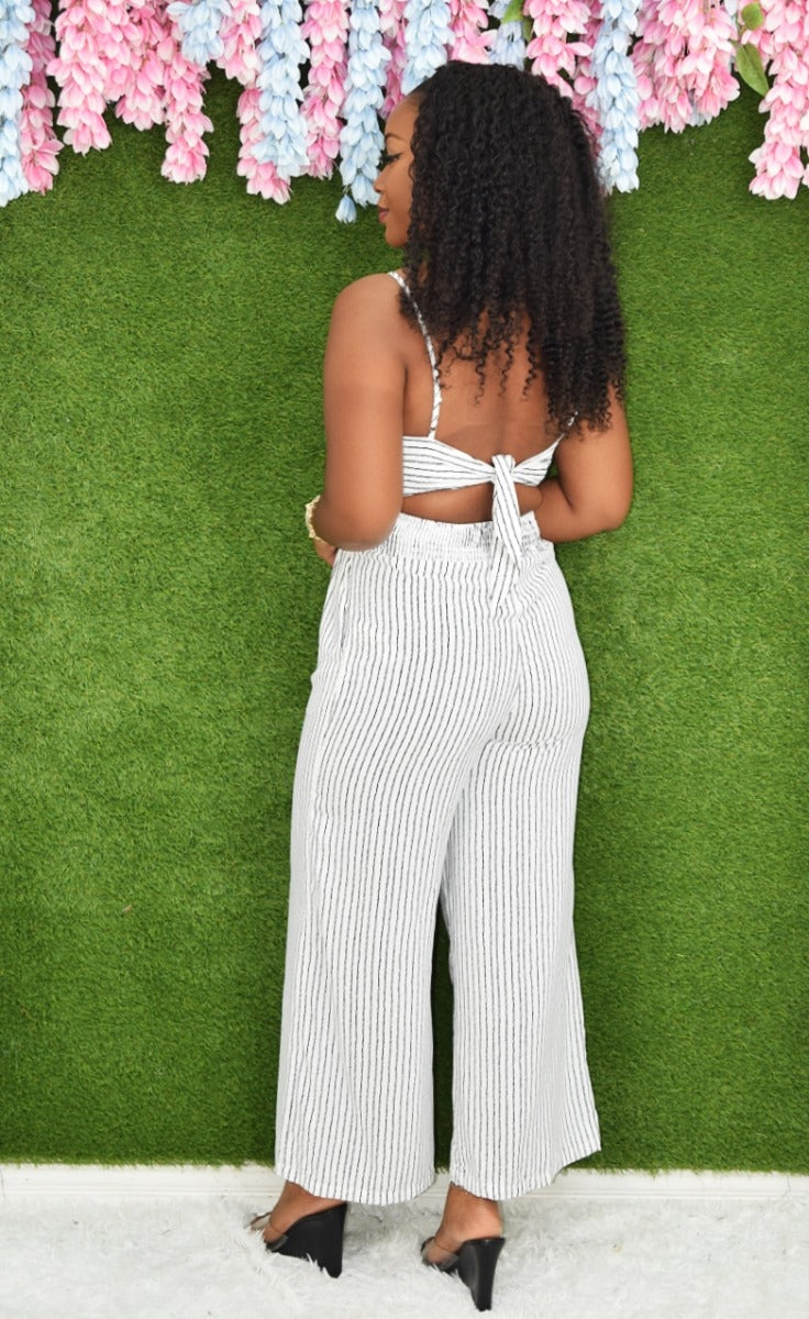 STEPHANIE STRIPE JUMPSUIT