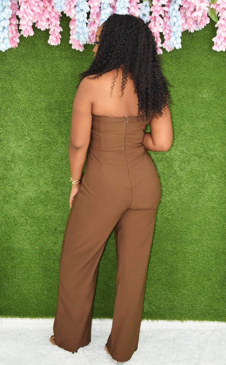 PERFECT TIMING BOW DETAIL JUMPSUIT