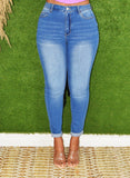 ALL MINE FOLDED DENIM JEANS GRAND BAZAAR