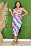 SWEET FANTASY MIDI DRESS
