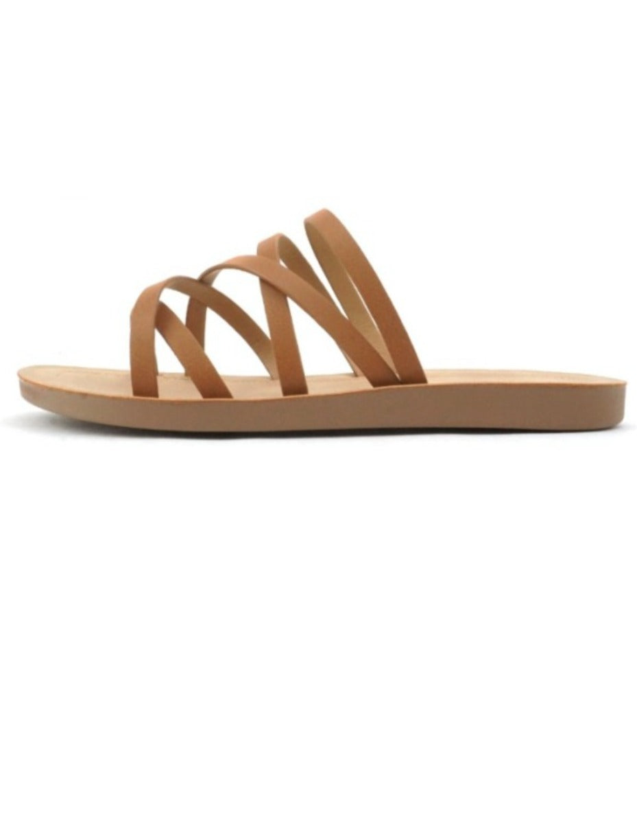 KNOWING THE WAY FLAT SANDALS