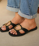 MOST NECESSARY SANDALS - BLACK