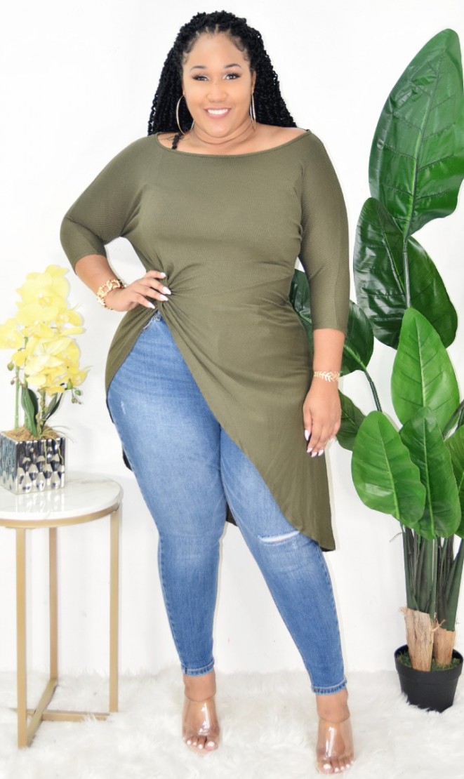 asymmetrical high low top