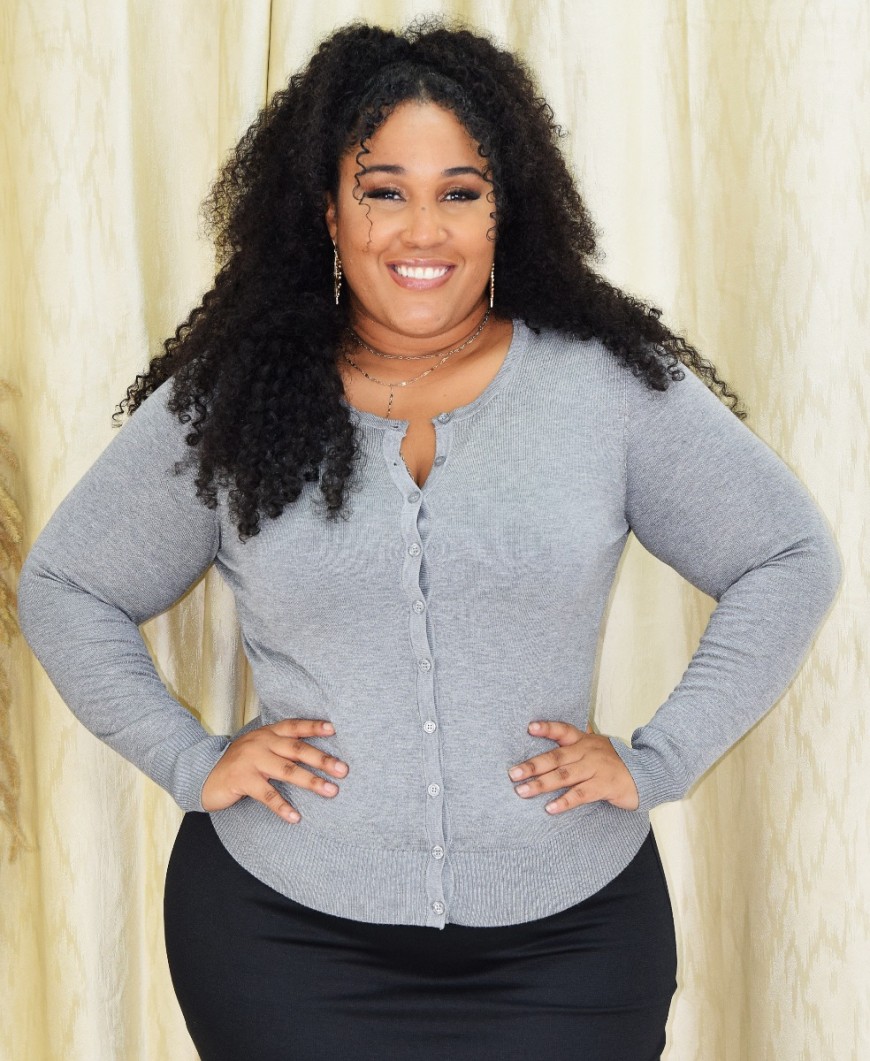 THE OFFICE COMFORT CARDIGAN PLUS