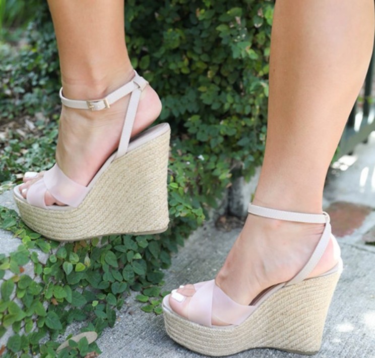 Criss cross wedges hotsell
