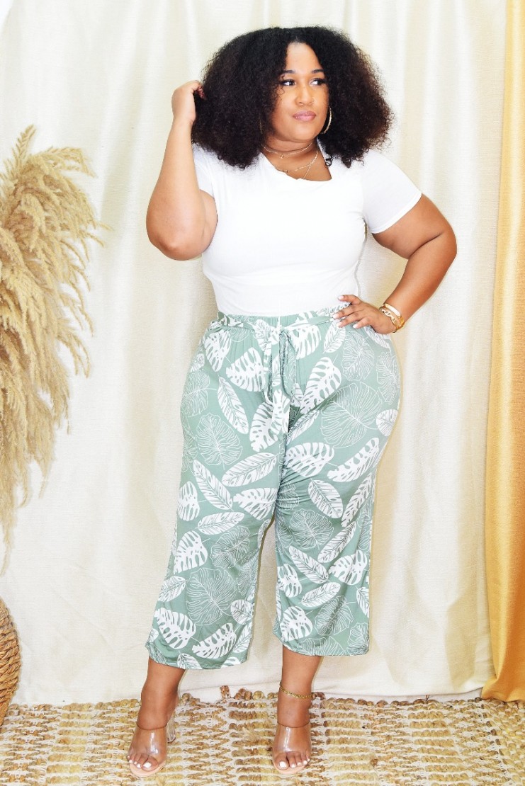 Tie capri pants outlet