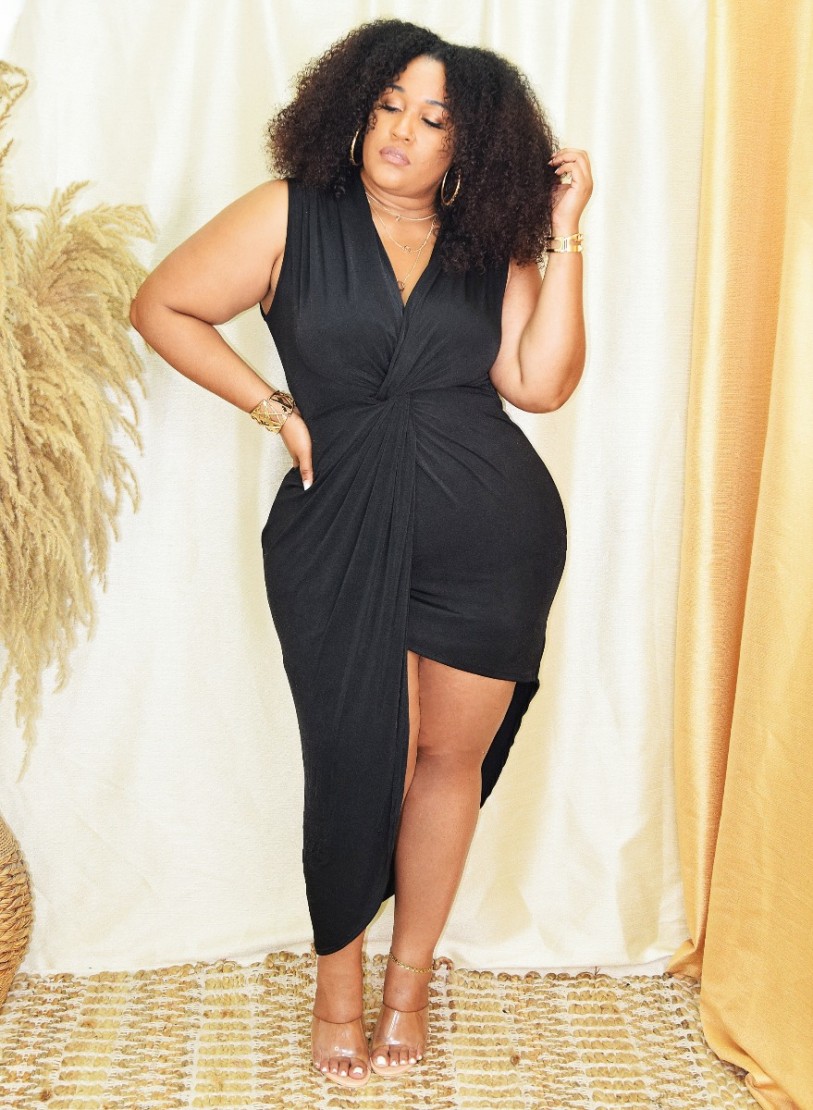 Sophisticated black dress hot sale