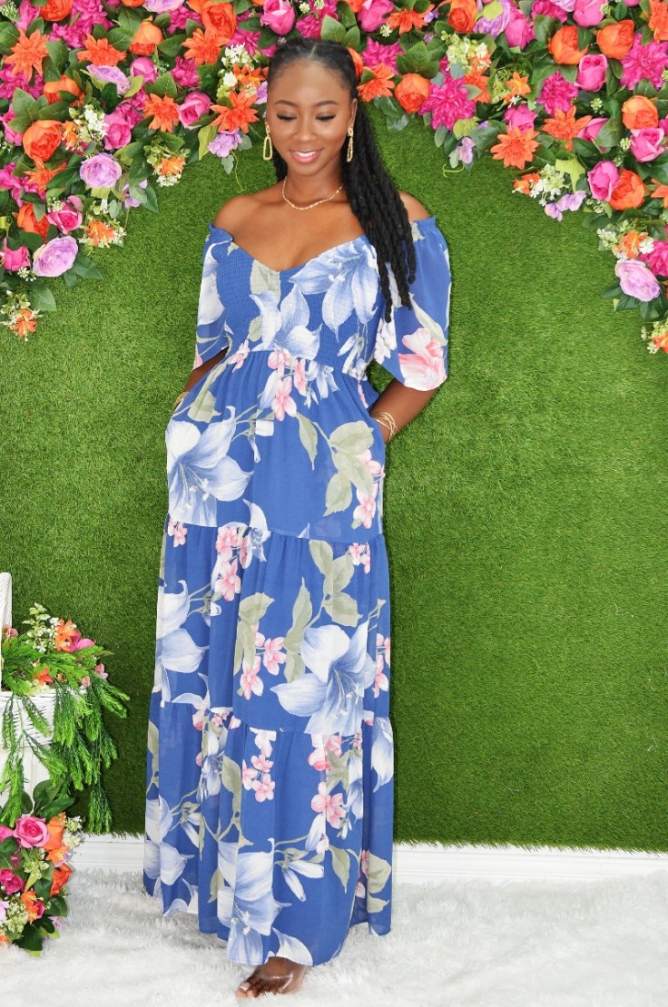 BLOSSOMED SOUL LAYERED MAXI DRESS