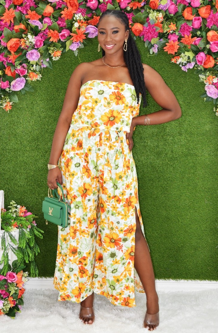 Capri jumpsuit discount