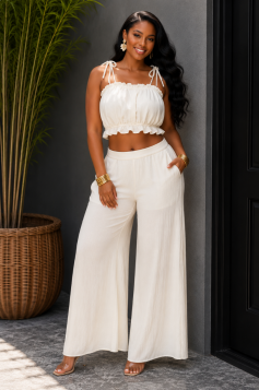 WILLING TO WAIT PANTS SET