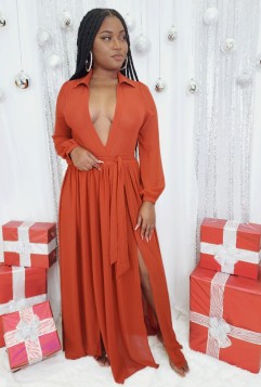 TAKE ME WITH YOU CHIFFON MAXI DRESS