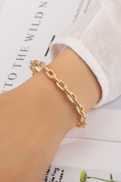 Chunky chain cuff bracelet
