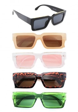 SOLID SQUARE SUNGLASSES