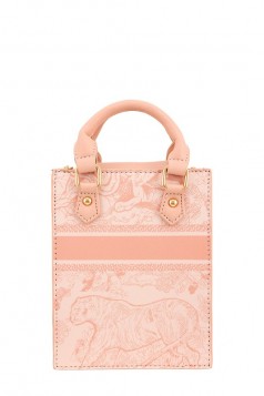 Dior Inspired Mini Square Top Handle Bag Blush GRAND BAZAAR