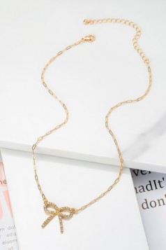 Bow pendant necklace on a delicate chain GRAND BAZAAR