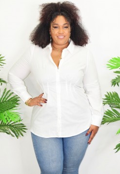 BUSINESS CASUAL BUTTON UP SHIRT PLUS