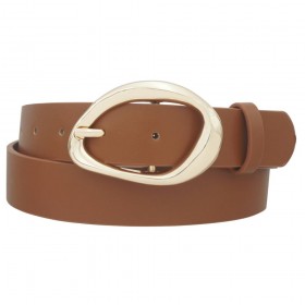 Organic Oval Buckle Belt