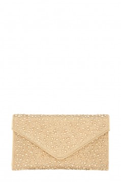 LAVISH LIVING CLUTCH- GOLD 