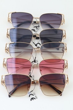 Modern Lion Emblem Gradient Sunglasses GRAND BAZAAR