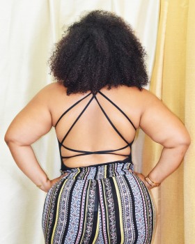PARTY TIME STRAPPY BODYSUIT PLUS