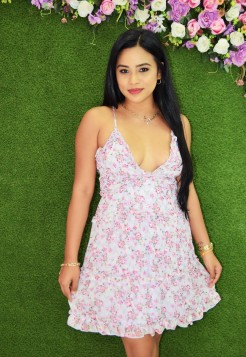 FLIRTY IN FLORALS FLARED DRESS
