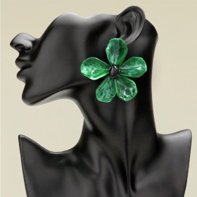 Bold Flower Statement Earrings