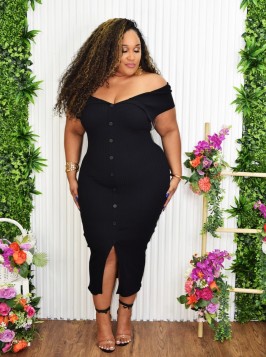 AUTUMN CALLS SWEATER MIDI DRESS PLUS GRAND BAZAAR