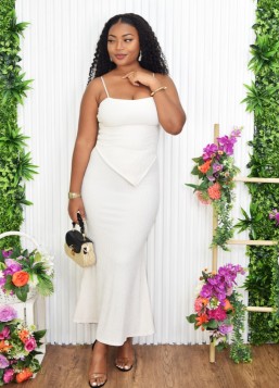 GISELLE TEXTURED SKIRT SET