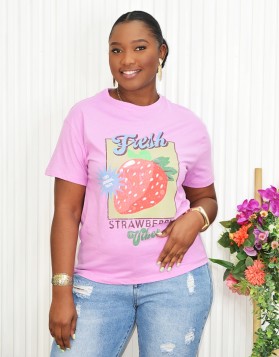FRESH STRAWBERRY VIBES TEE