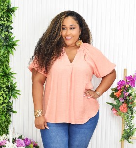 COZY FLOW BLOUSE PLUS