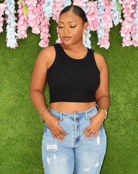 ROBIN RIBBED CROP TOP GRAND BAZAAR