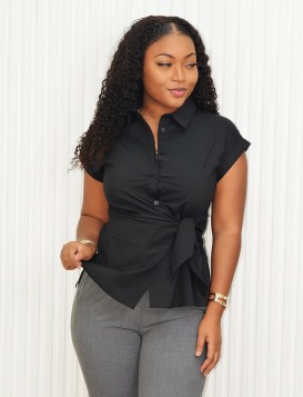 LATE FOR WORK WRAP SHIRT