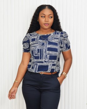 MIXING THINGS UP BLOUSE