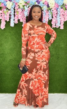 CHEERFUL CHARM MESH MAXI DRESS