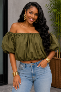 ELEGANT LOVE CROP TOP