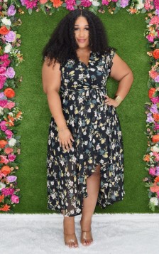 MY DARLING FLORAL MAXI DRESS PLUS GRAND BAZAAR