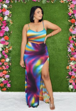 SUNSET SCENERY MAXI DRESS GRAND BAZAAR