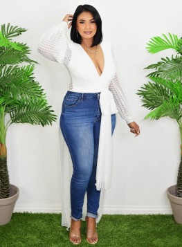 MODEL ATTITUDE MESH BODYSUIT