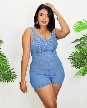 DENIM CUTIE ROMPER
