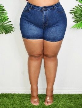 JUST MY TYPE DENIM SHORTS PLUS GRAND BAZAAR