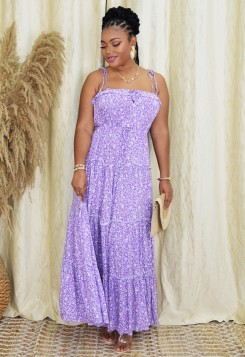 FLOWER FIELDS MAXI DRESS