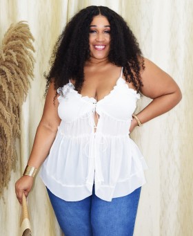 MESH AND FUN LAYERED TOP PLUS GRAND BAZAAR