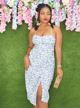 IN FULL BLOOM MIDI DRESS